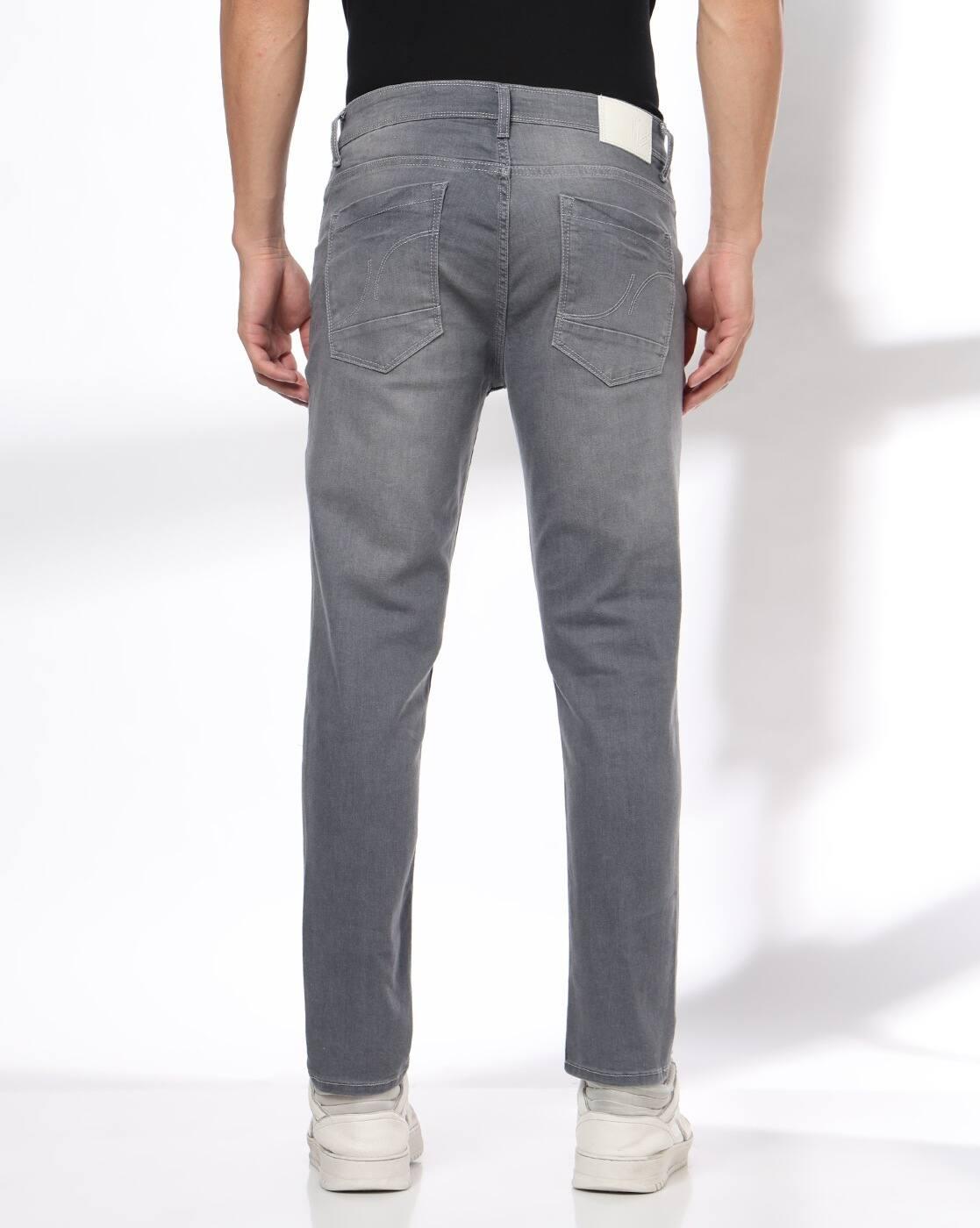 Men Lightly Washed Skinny Fit Jeans