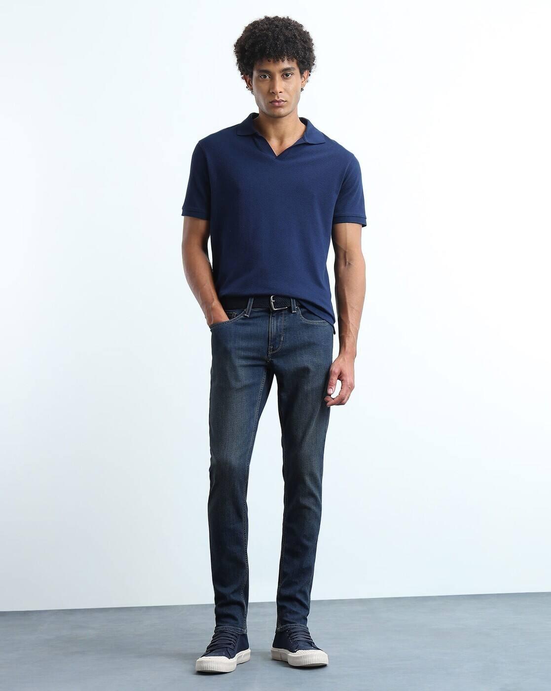 Mid-Rise Jackson Skinny Fit Jeans