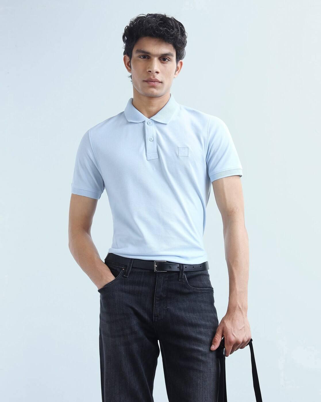 Solid Regular Fit Polo Shirt