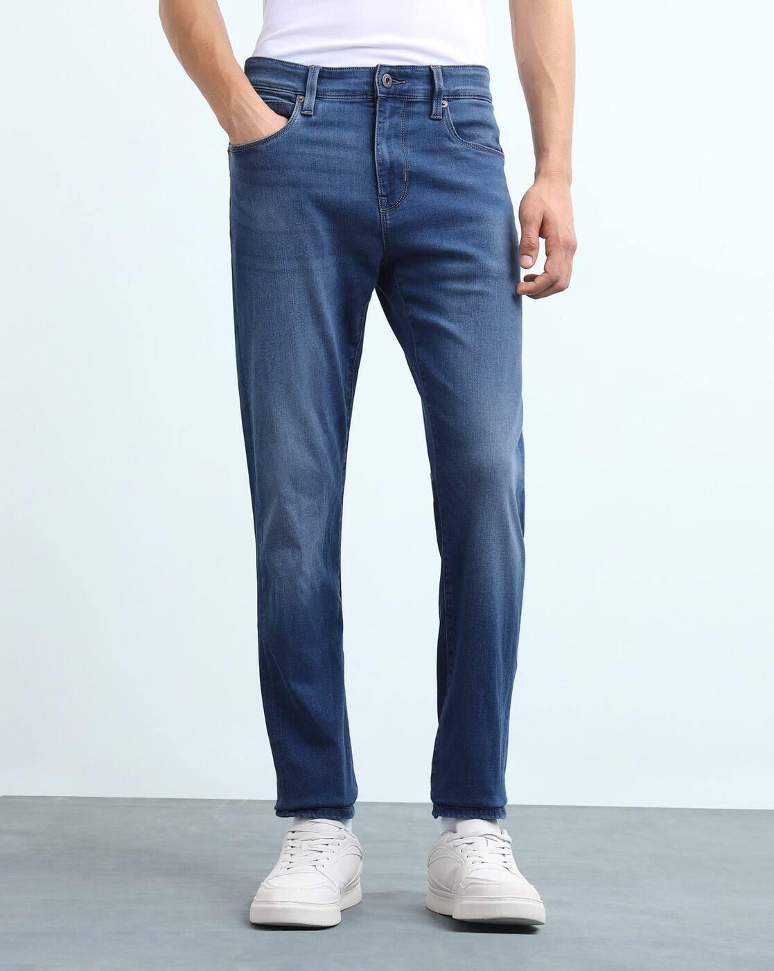 Slash Slim Tapered Fit Whiskered Jeans