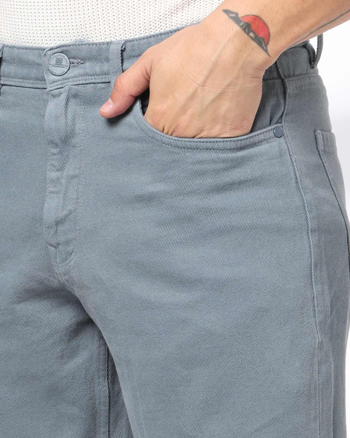 Men Regular Fit Denim Shorts