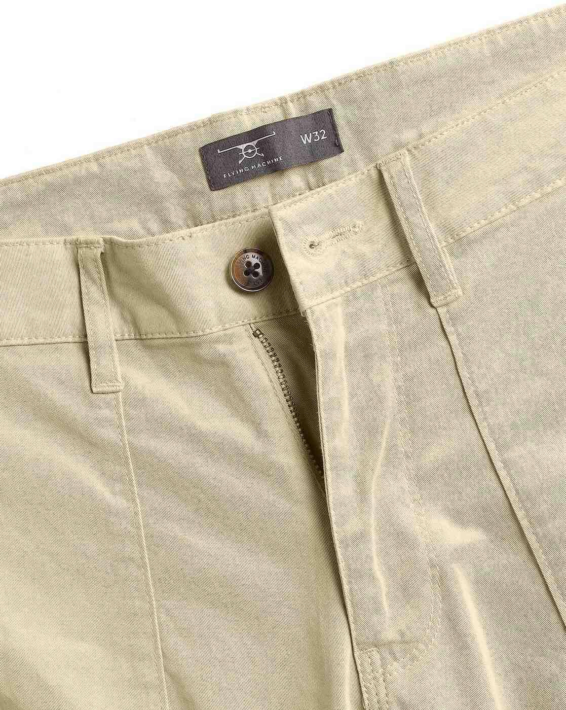 Relaxed Tapered Fit Twill Cargos