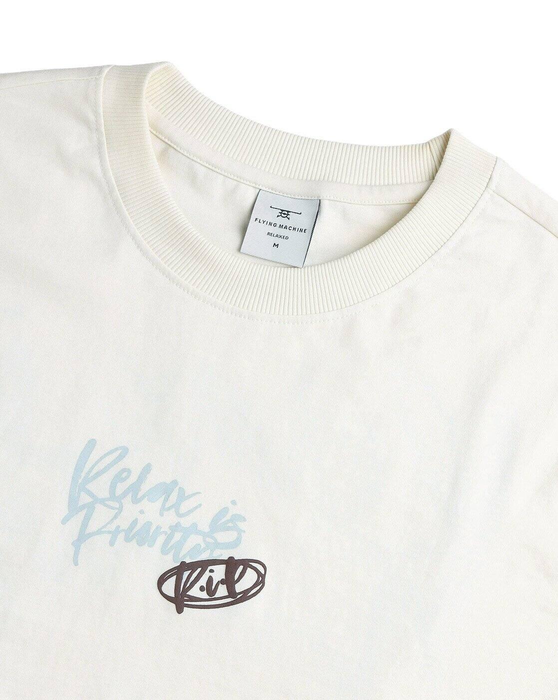 Typographic Printed Relaxed Fit T-Shirt