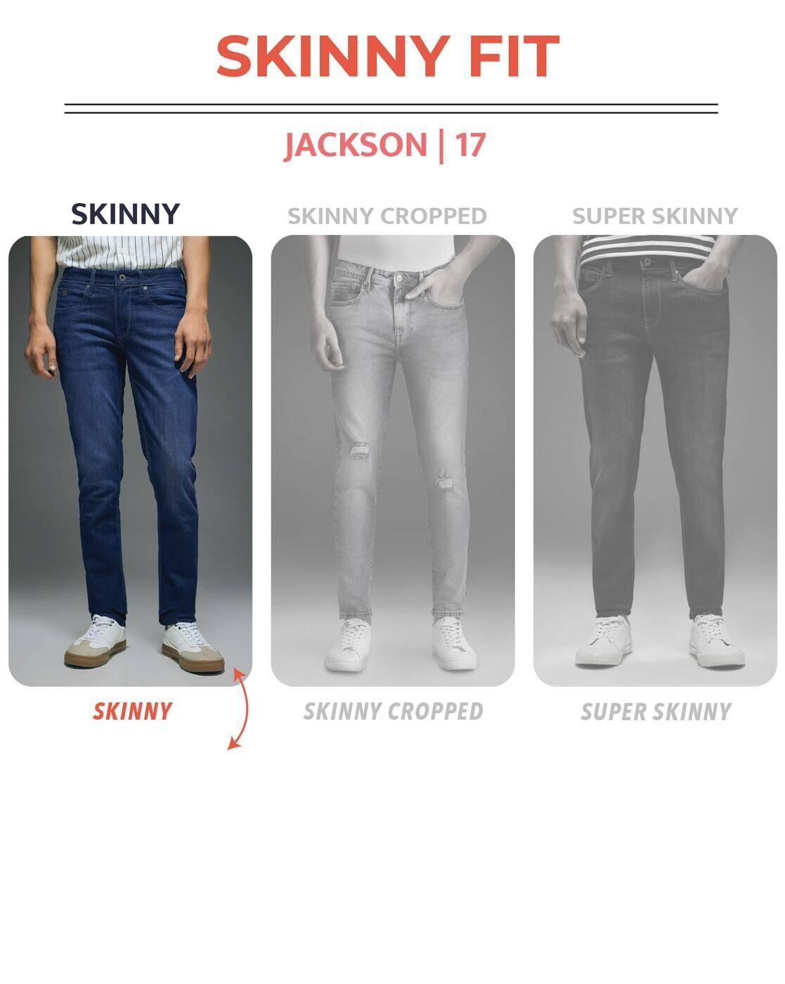 Mid-Rise Jackson Skinny Fit Jeans