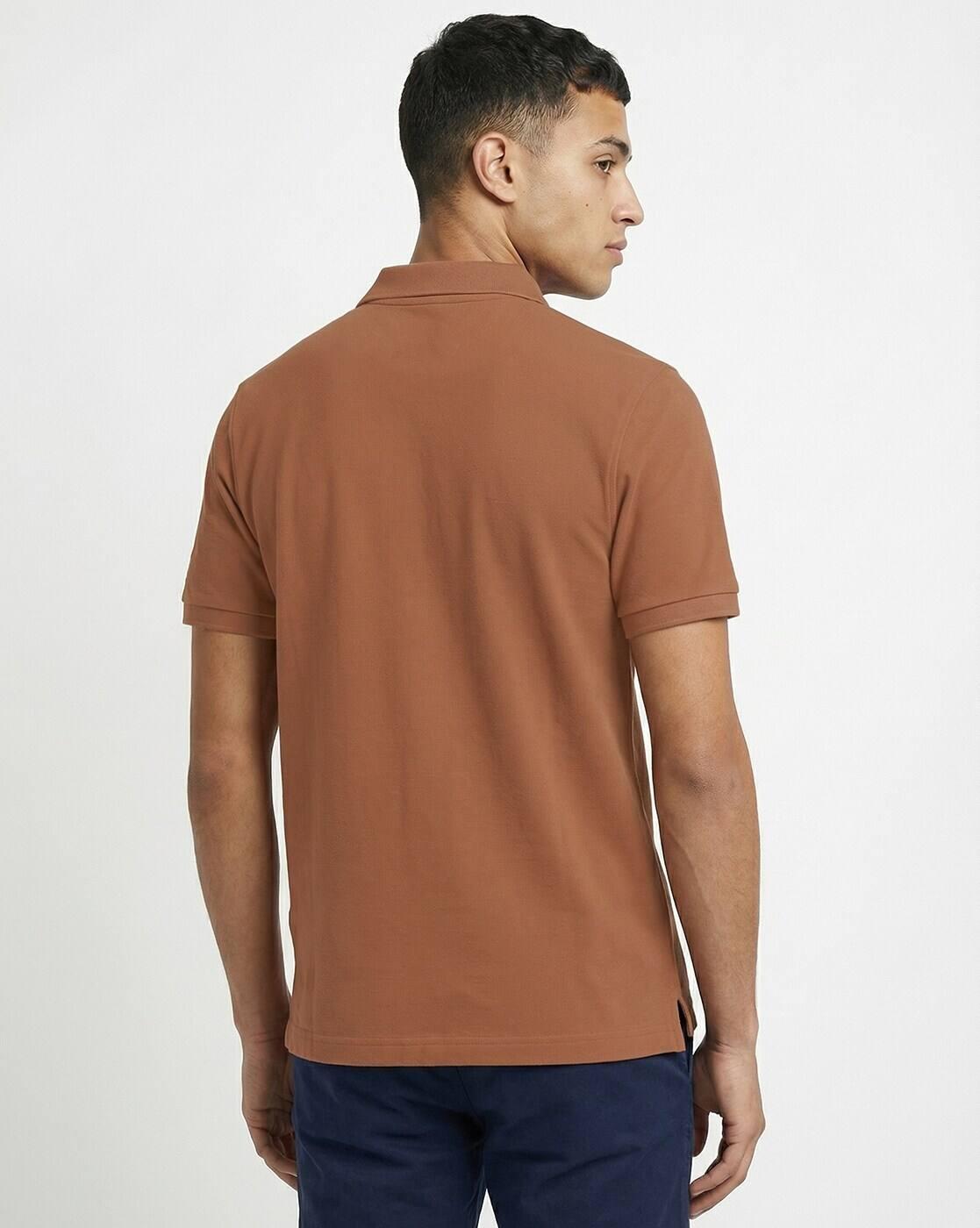 Cotton Regular Fit Polo T-Shirt