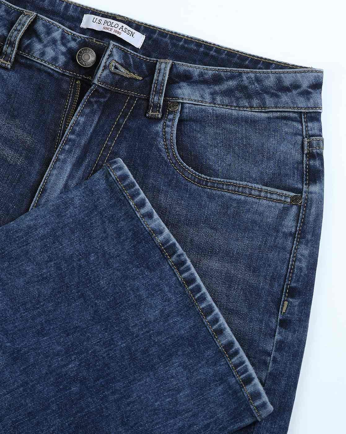 Women Lightly Washed High-Rise Wide-Leg Jeans