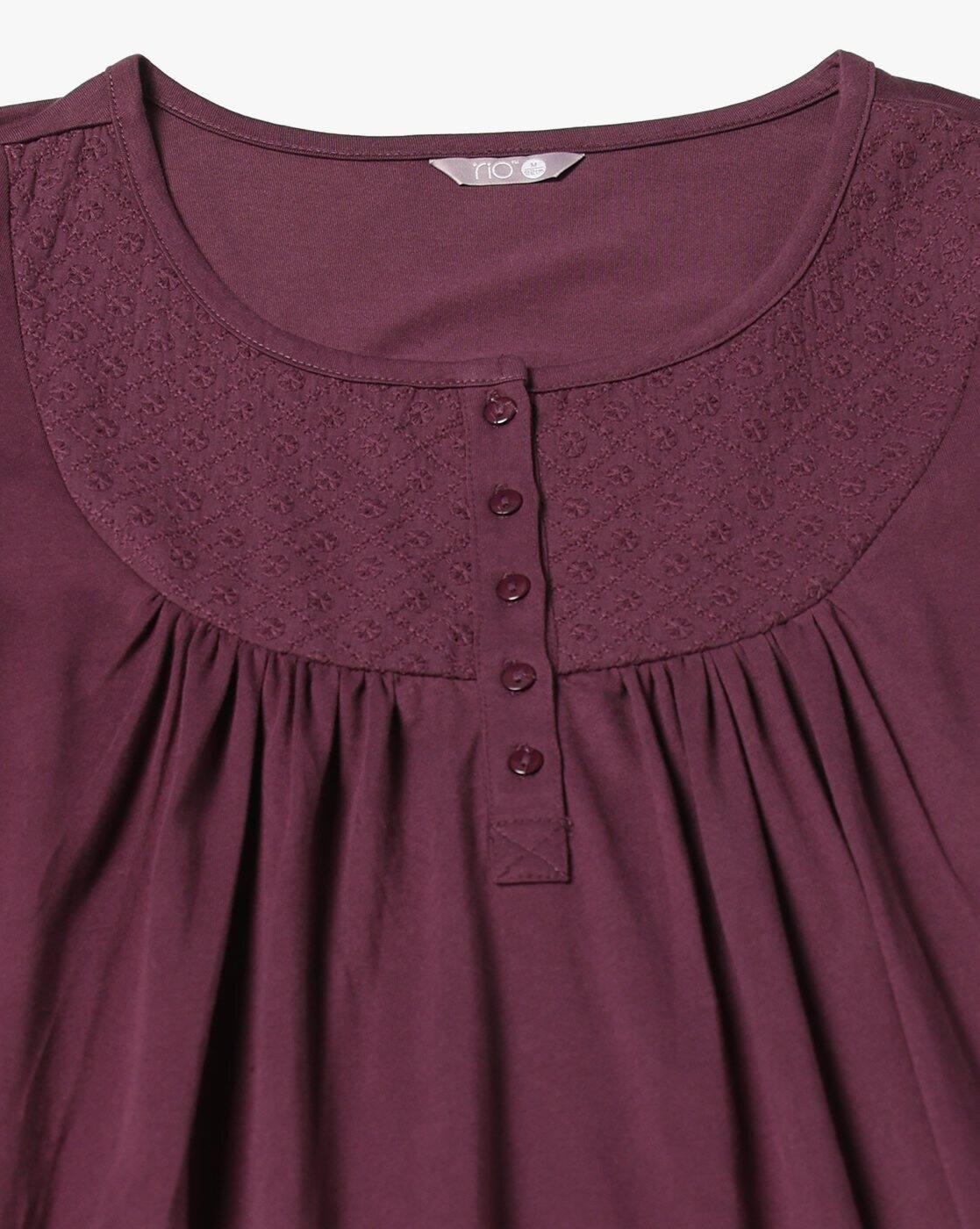 Women Round-Neck Cotton Nightie