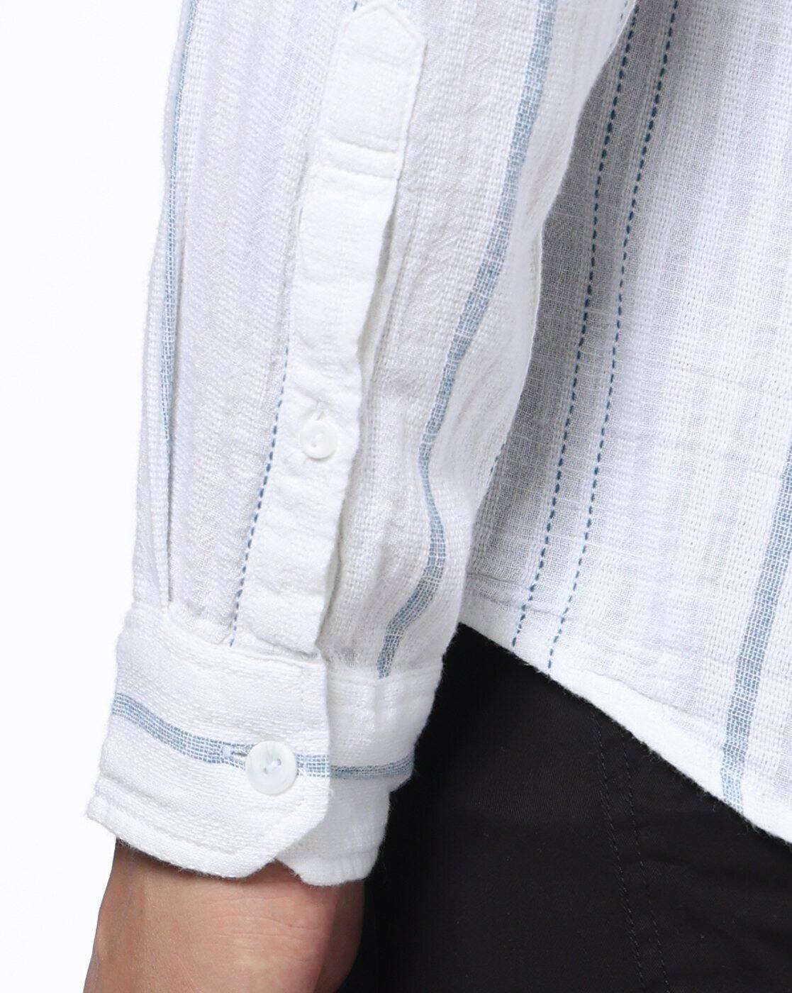 Men Slim Fit Cotton Stripped Casual Shirt