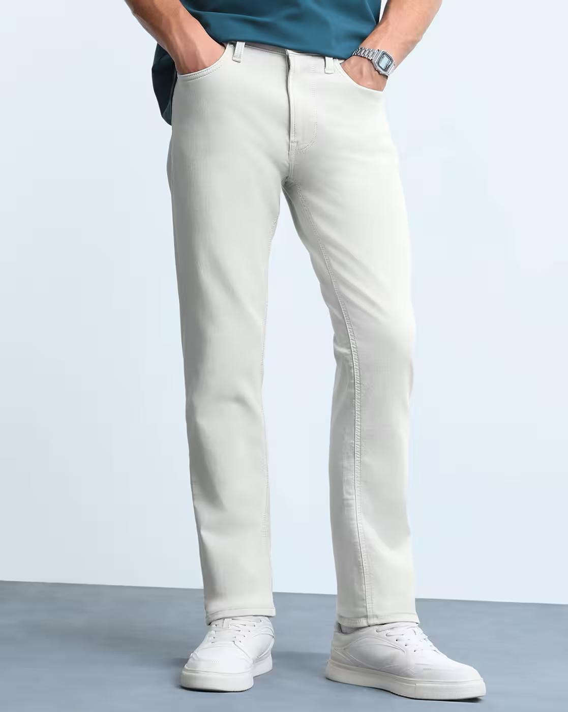 Men Mid-Rise Slim Jeans