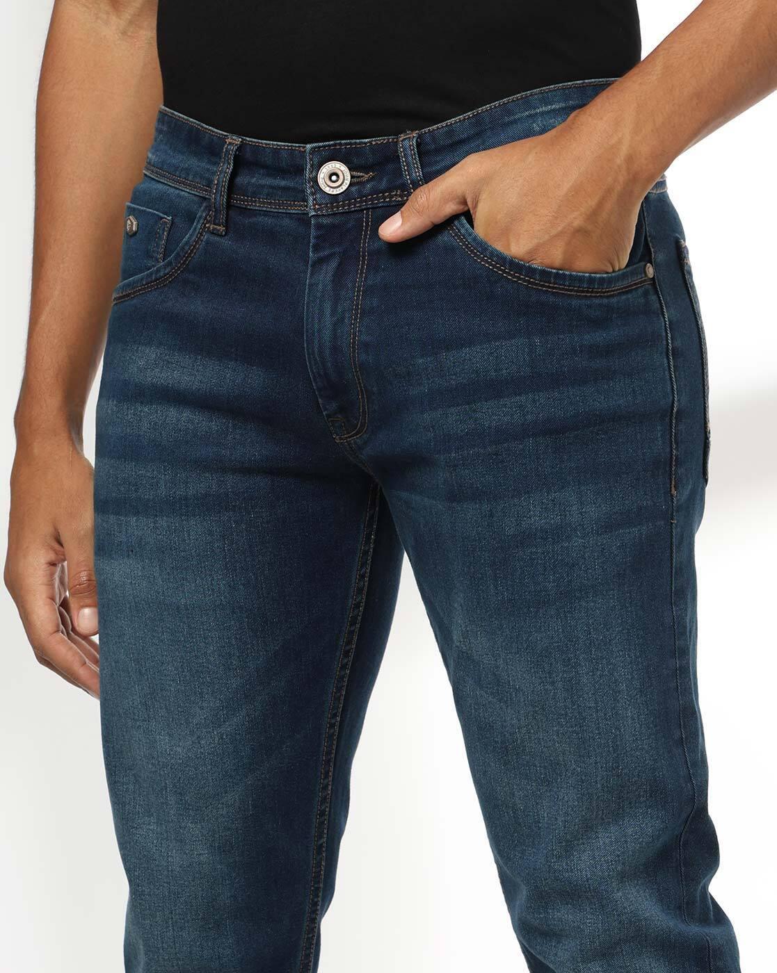 Men Mid-Rise Slim Fit Jeans