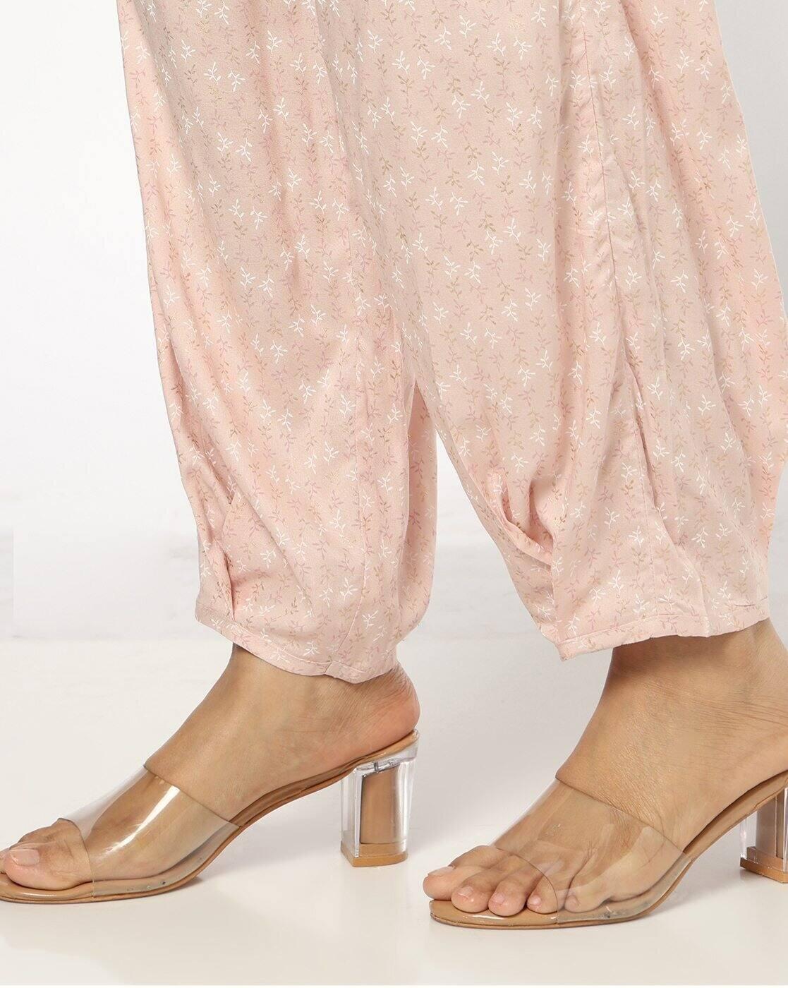 Women Floral Print Straight Kurta with Patiala Pants