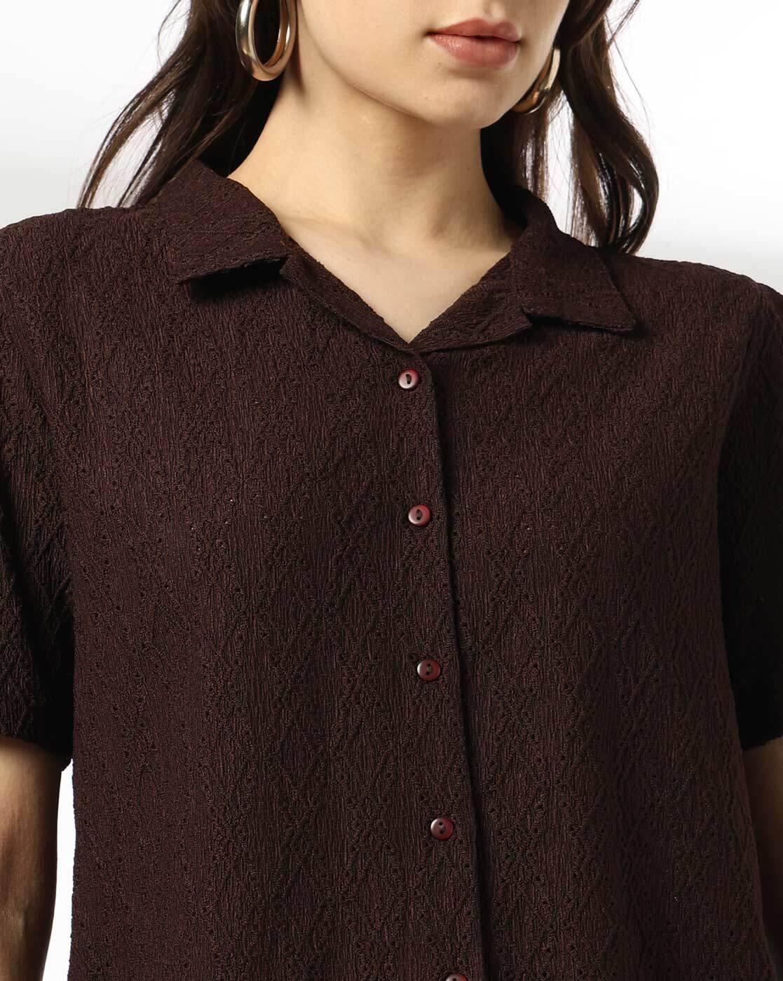 Women Patterned Regular Fit Shirt