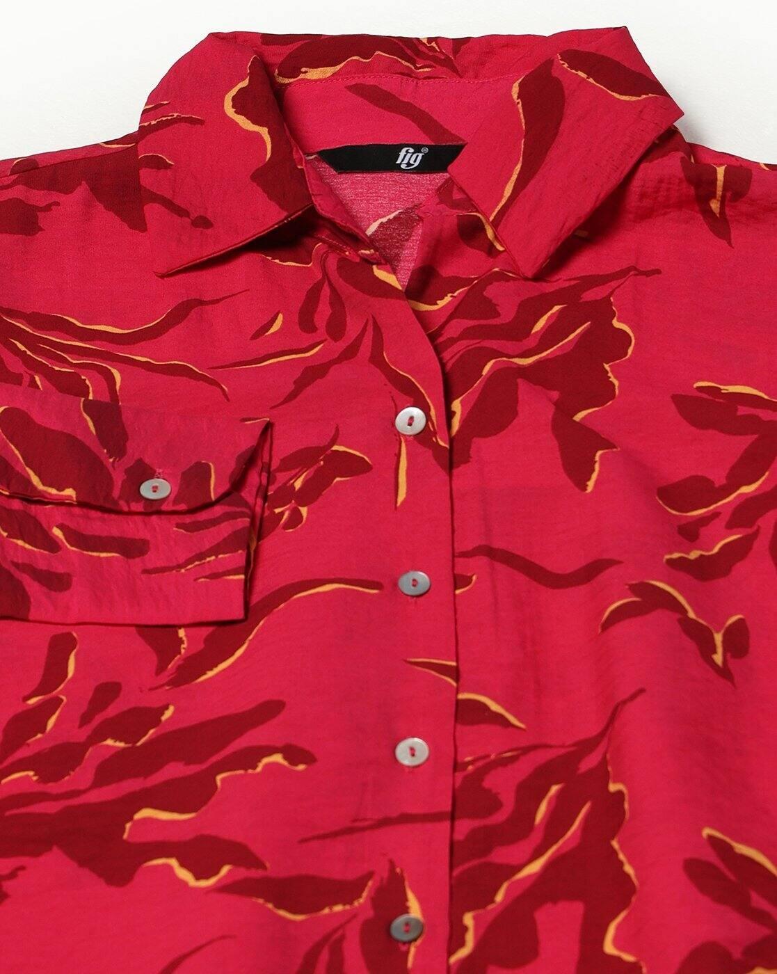 Women Floral Print Regular Fit Shirt