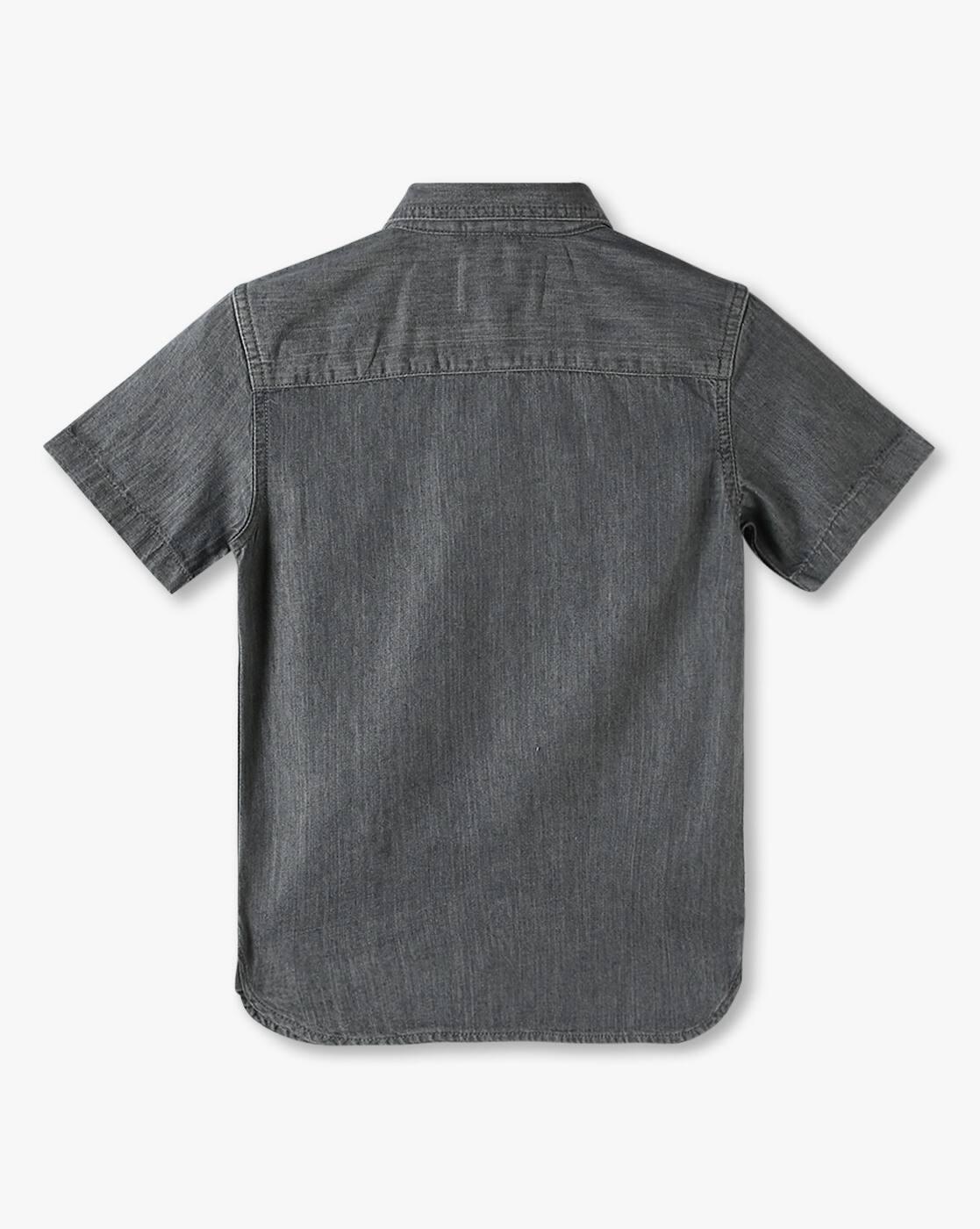 Boys Relaxed Fit Shirt with Flap Pockets