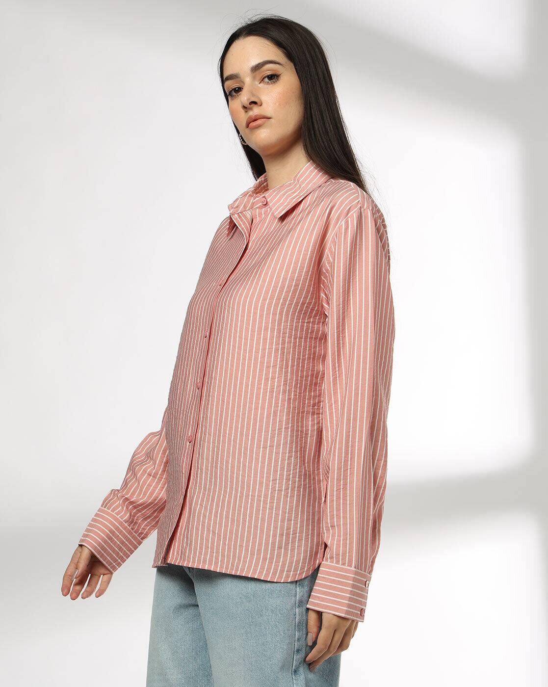 Women Stripes Classic Fit Shirt
