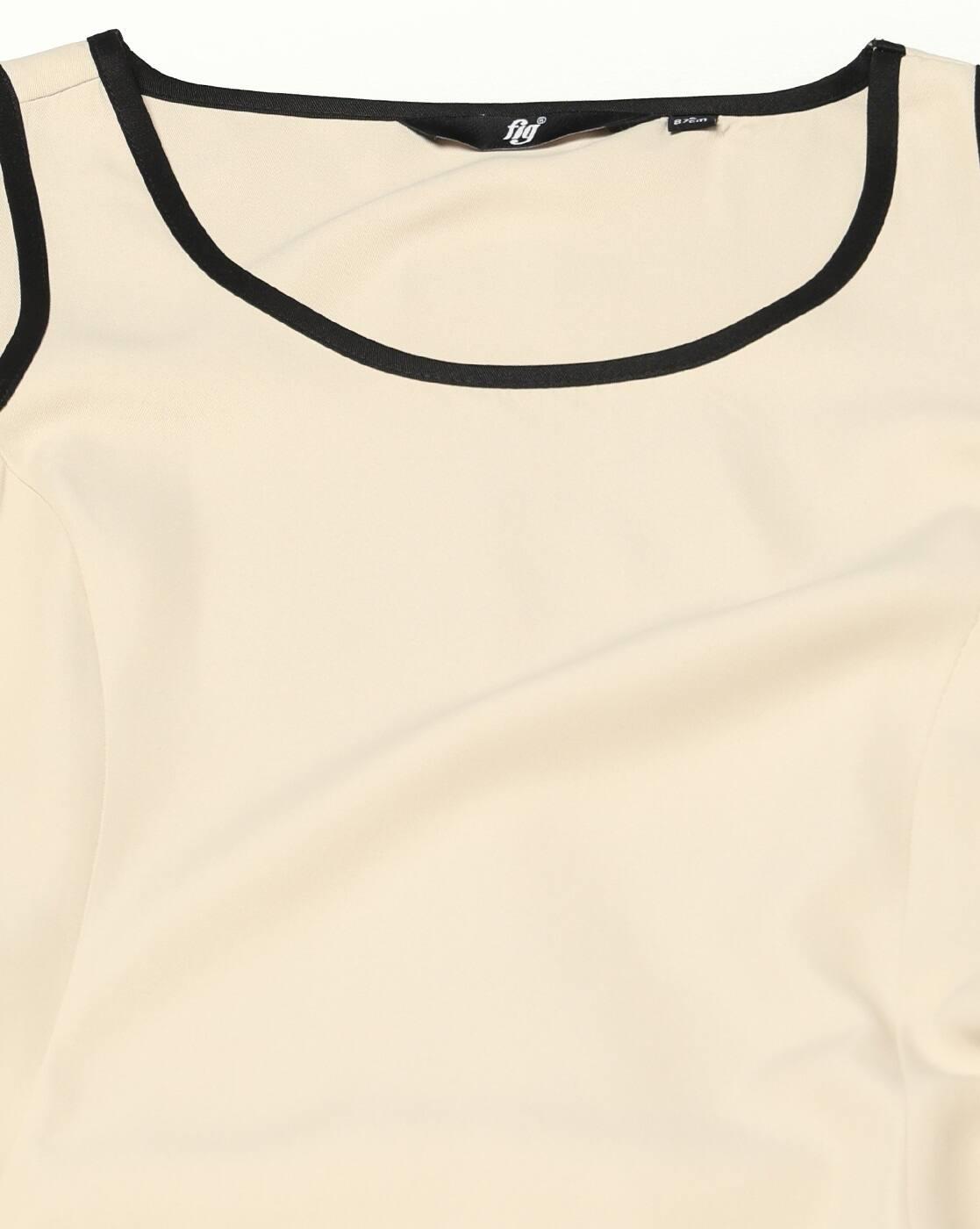 Women Fit & Flare Dress with Belt
