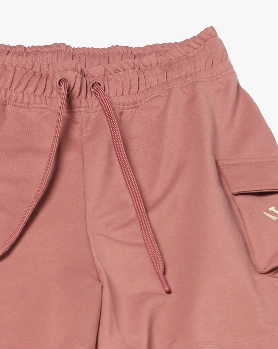 Women Typographic Print Relaxed Fit Cargo Shorts