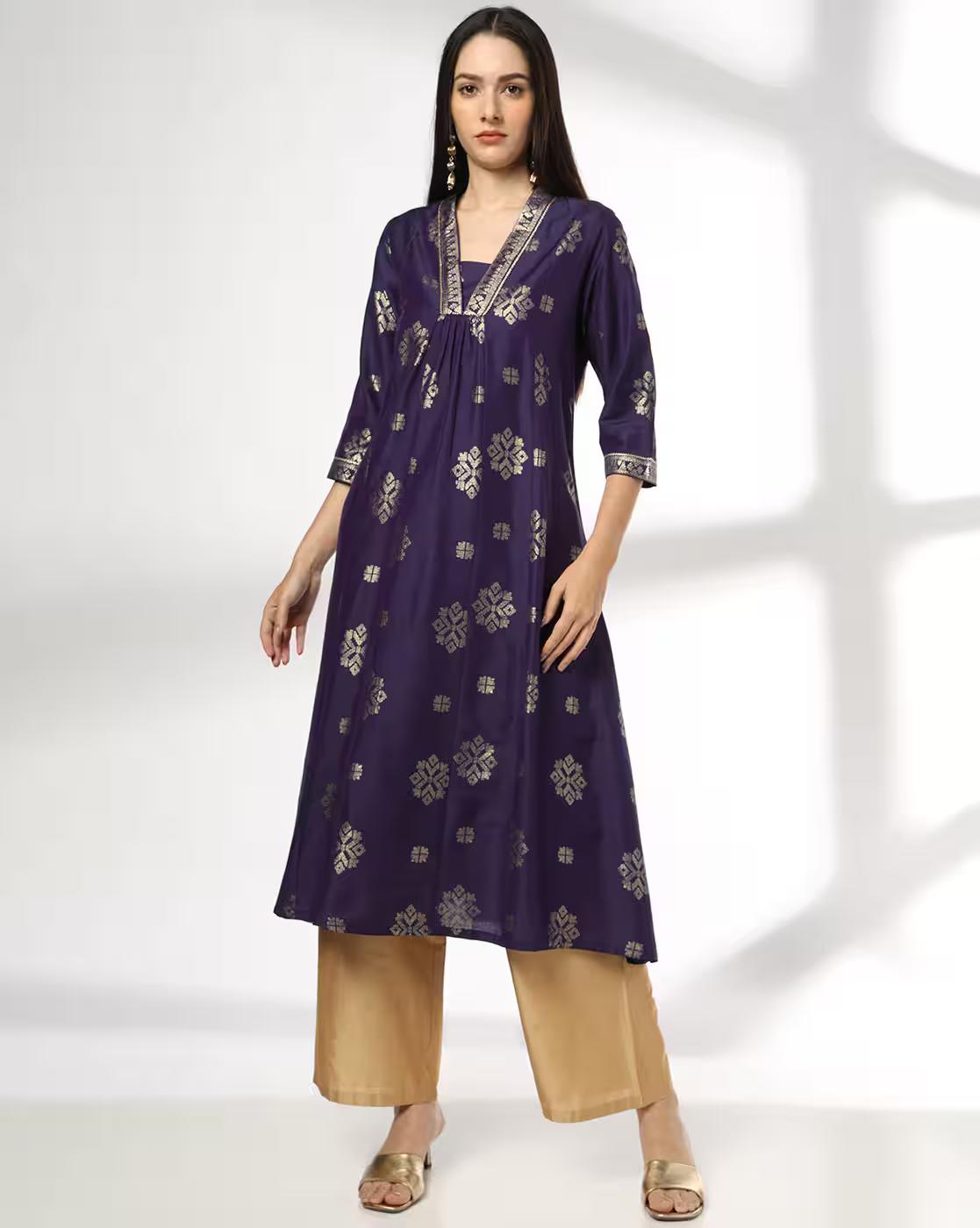 Women Printed A-Line Kurta