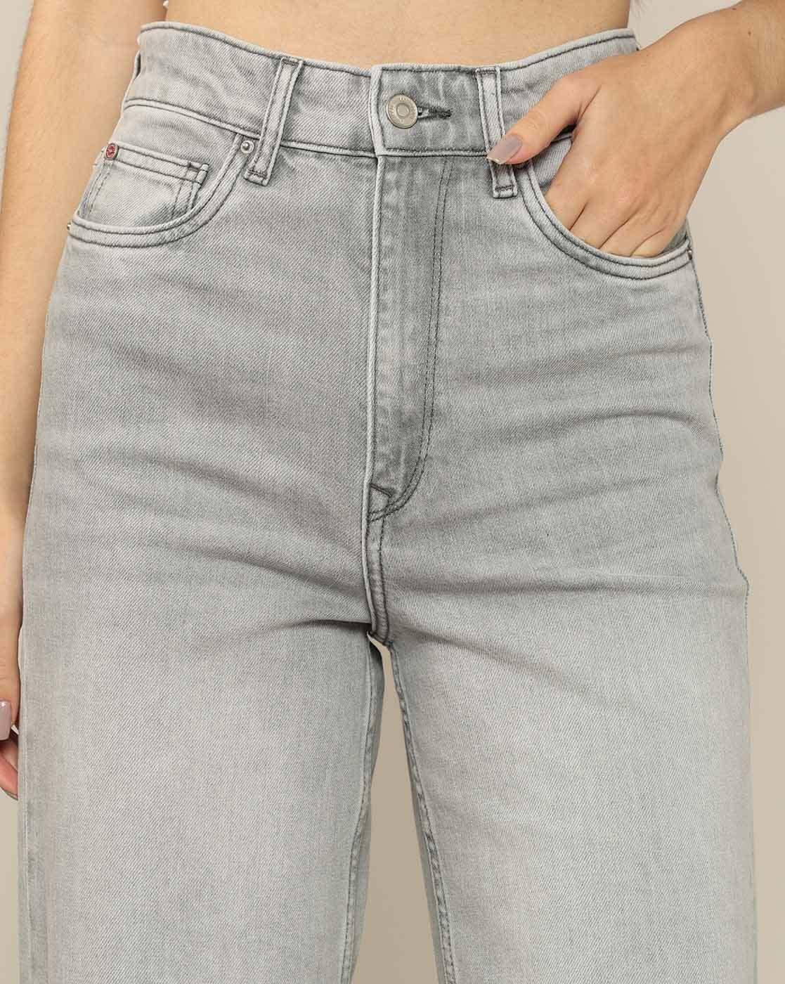 Women High-Rise Straight Fit Jeans