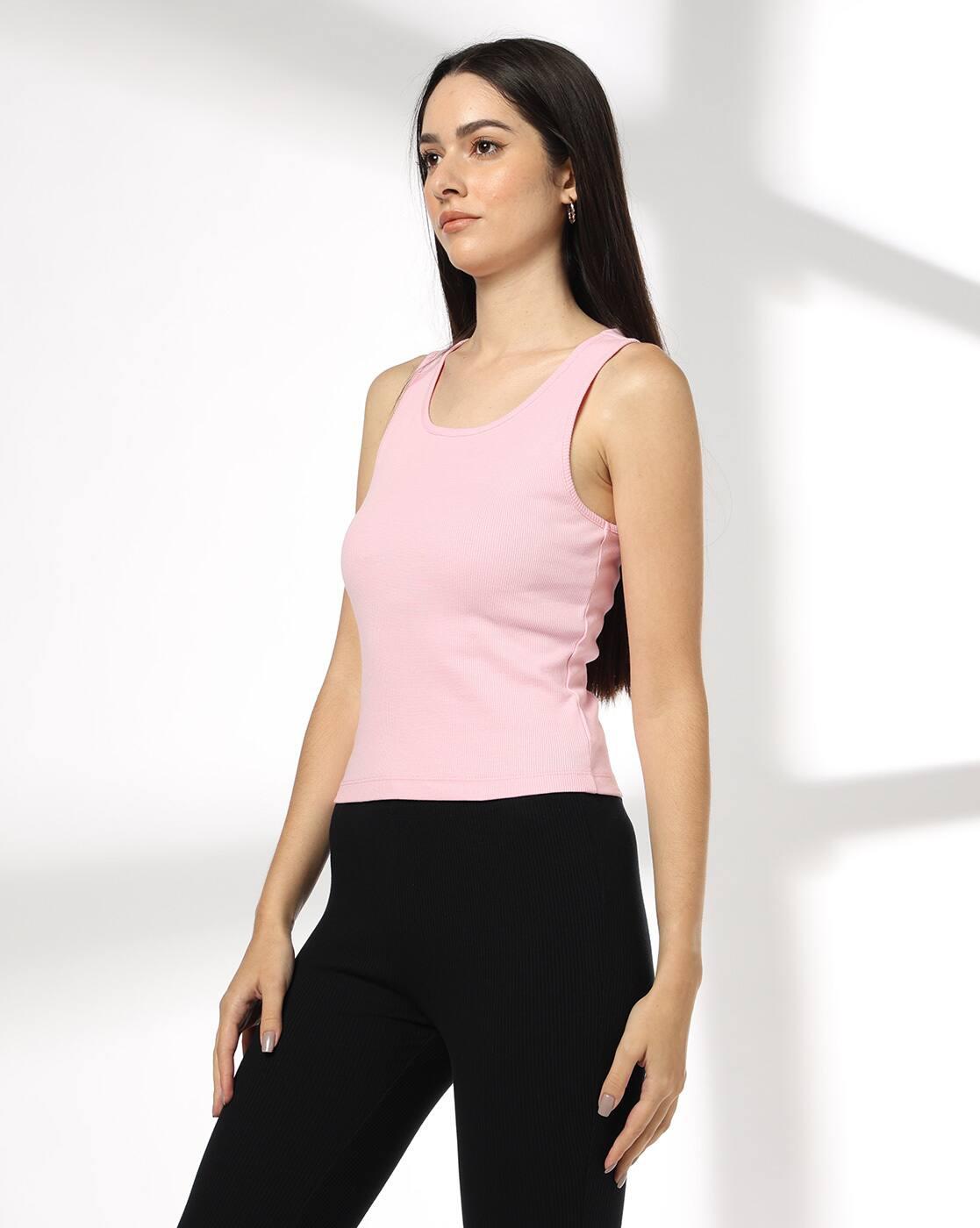 Women Regular Fit Scoop-Neck Tank Top