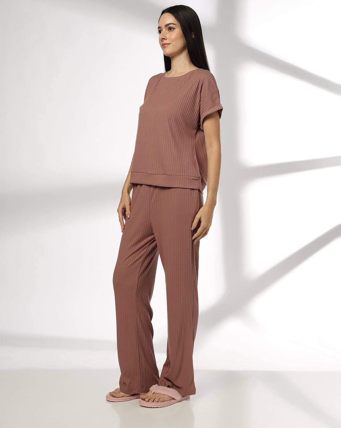 Women Ribbed Lounge Set