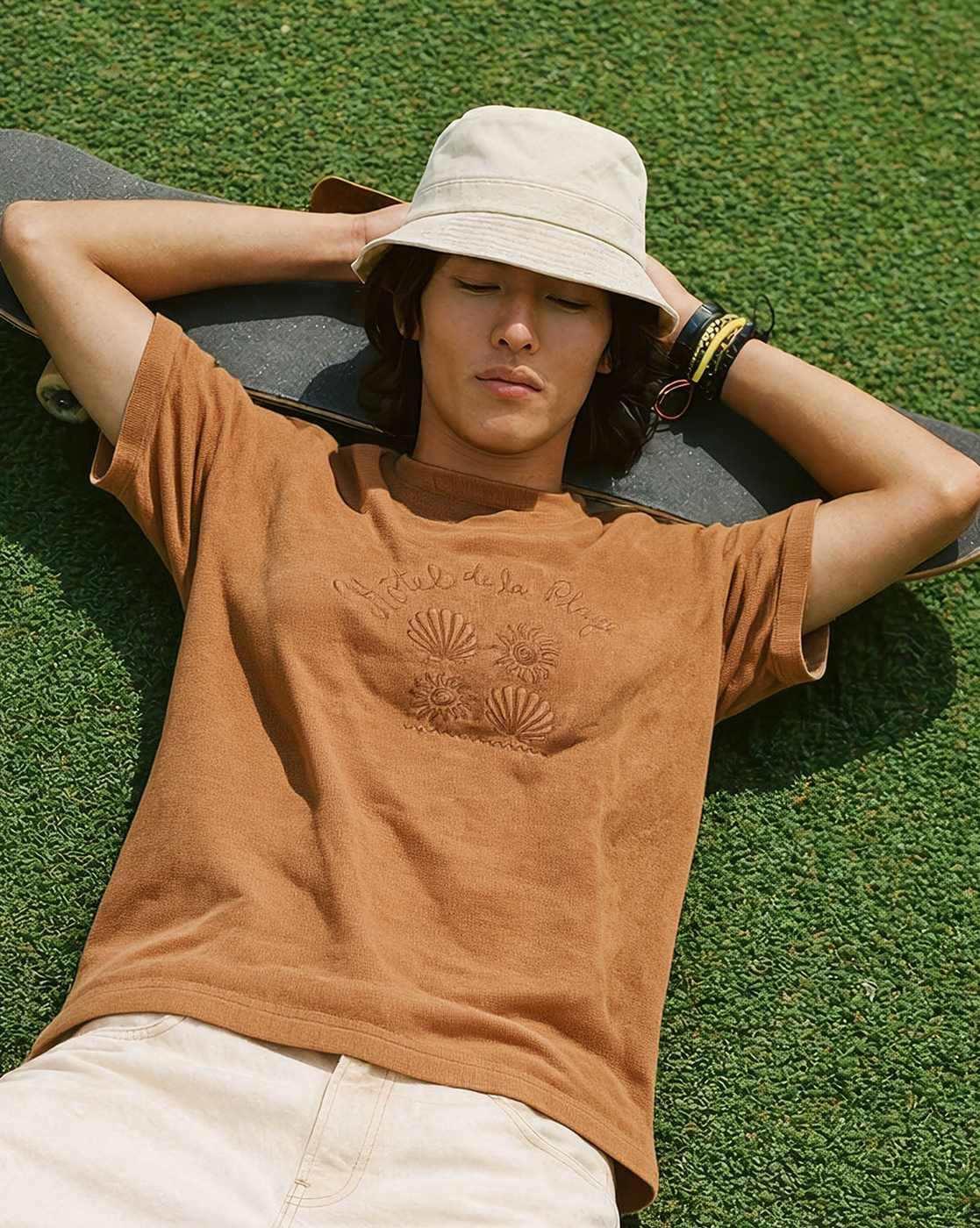 Men Embroidered Relaxed Fit T-Shirt