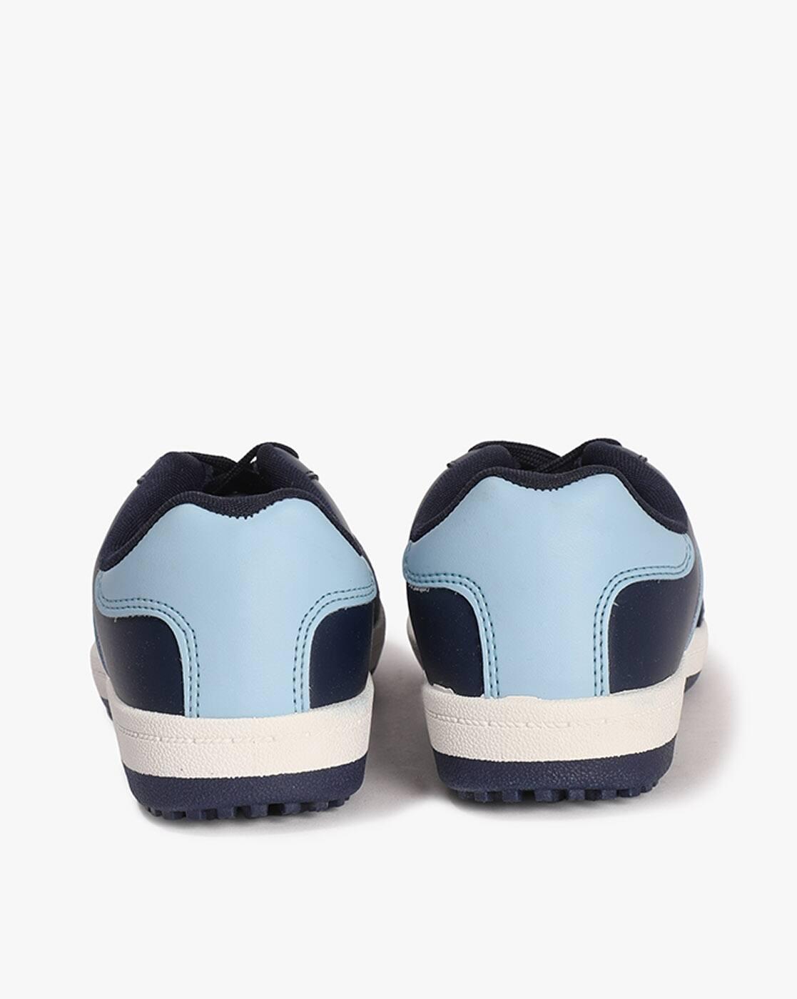 Men Panelled Low-Top Lace-Up Casual Shoes