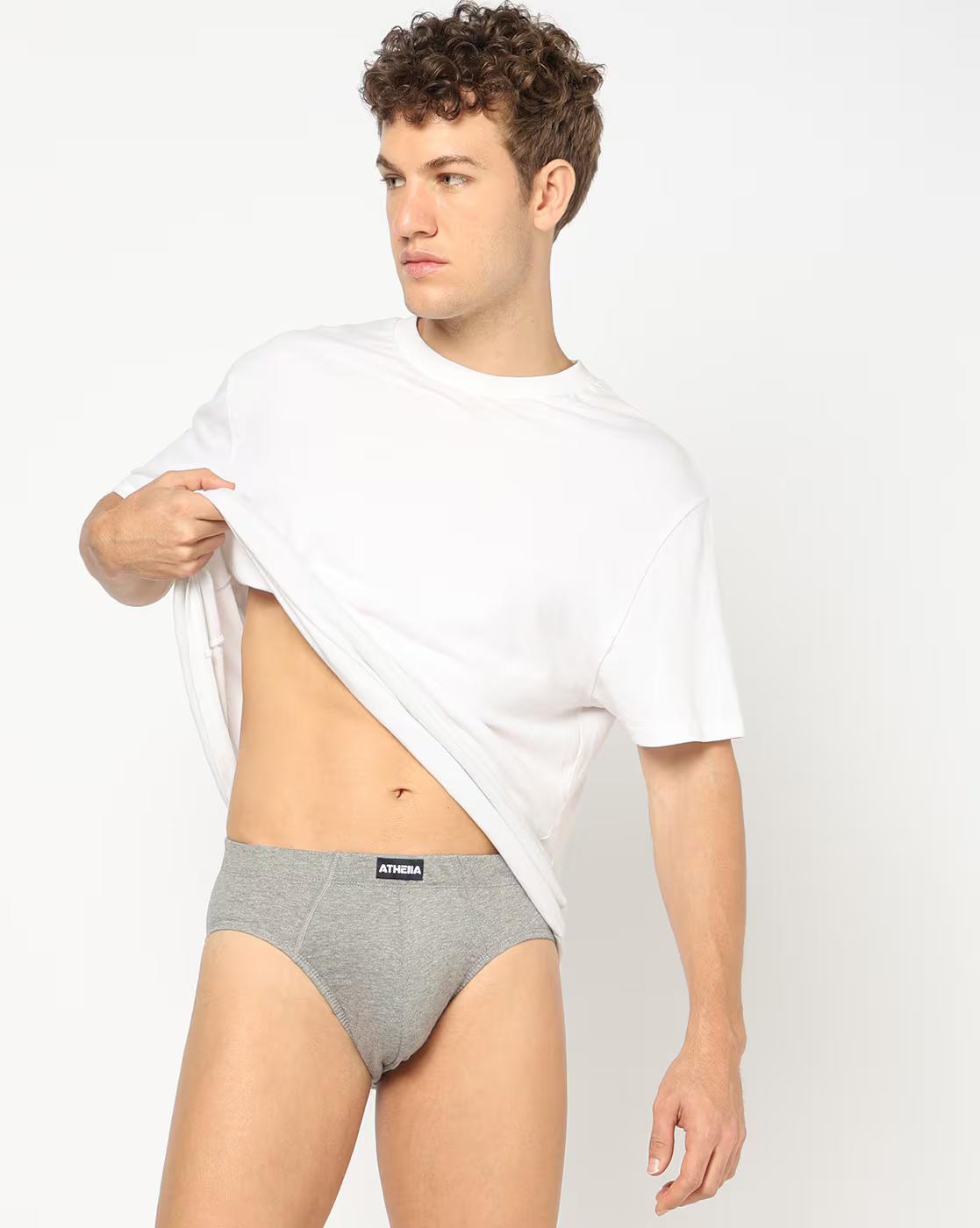 Men Pack of 2 Briefs-Stay New & Pure Cotton