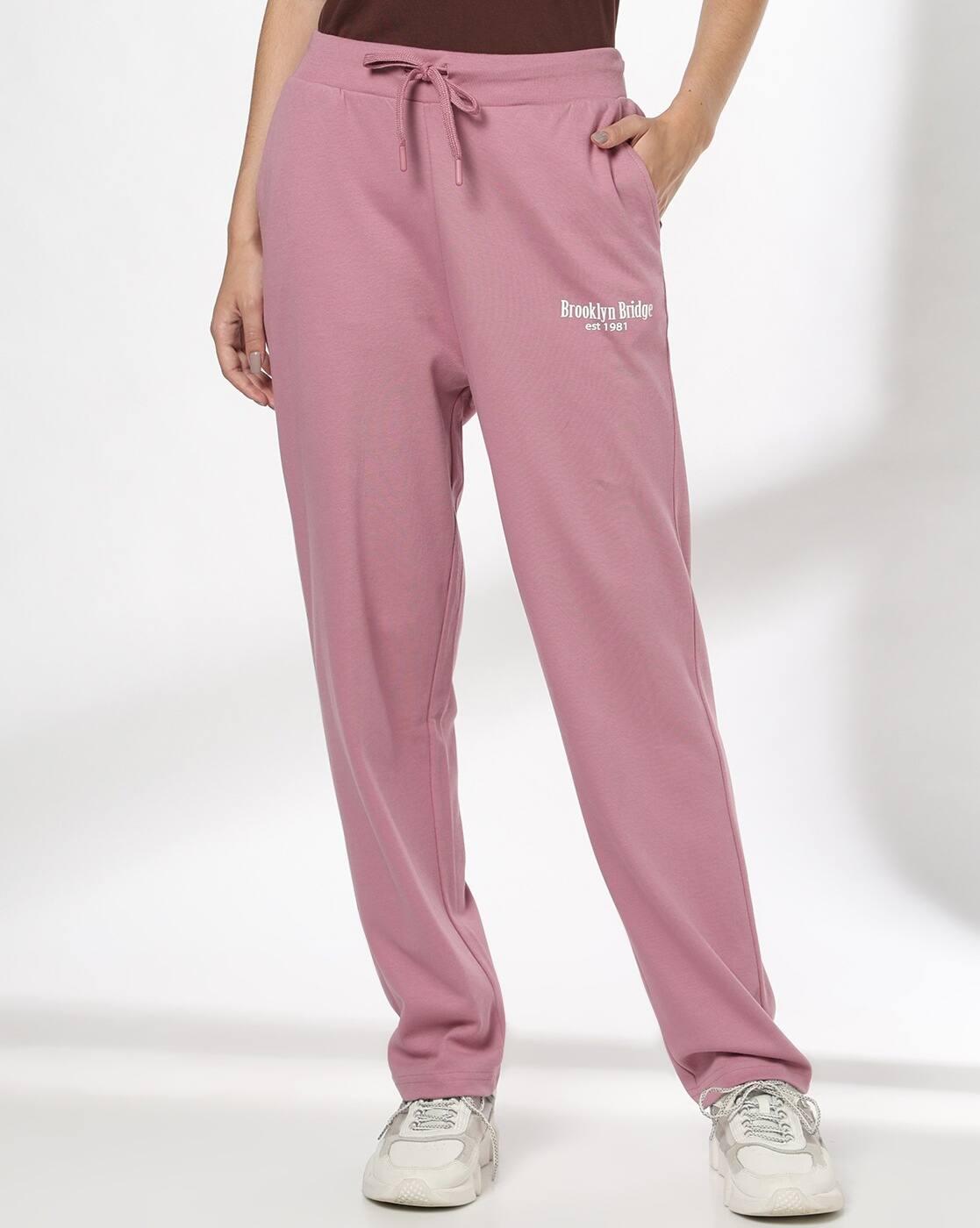 Women Graphic Straight Leg Trackpants