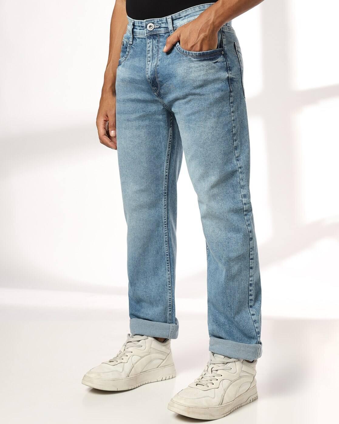 Men Mid-Rise Straight Fit Jeans