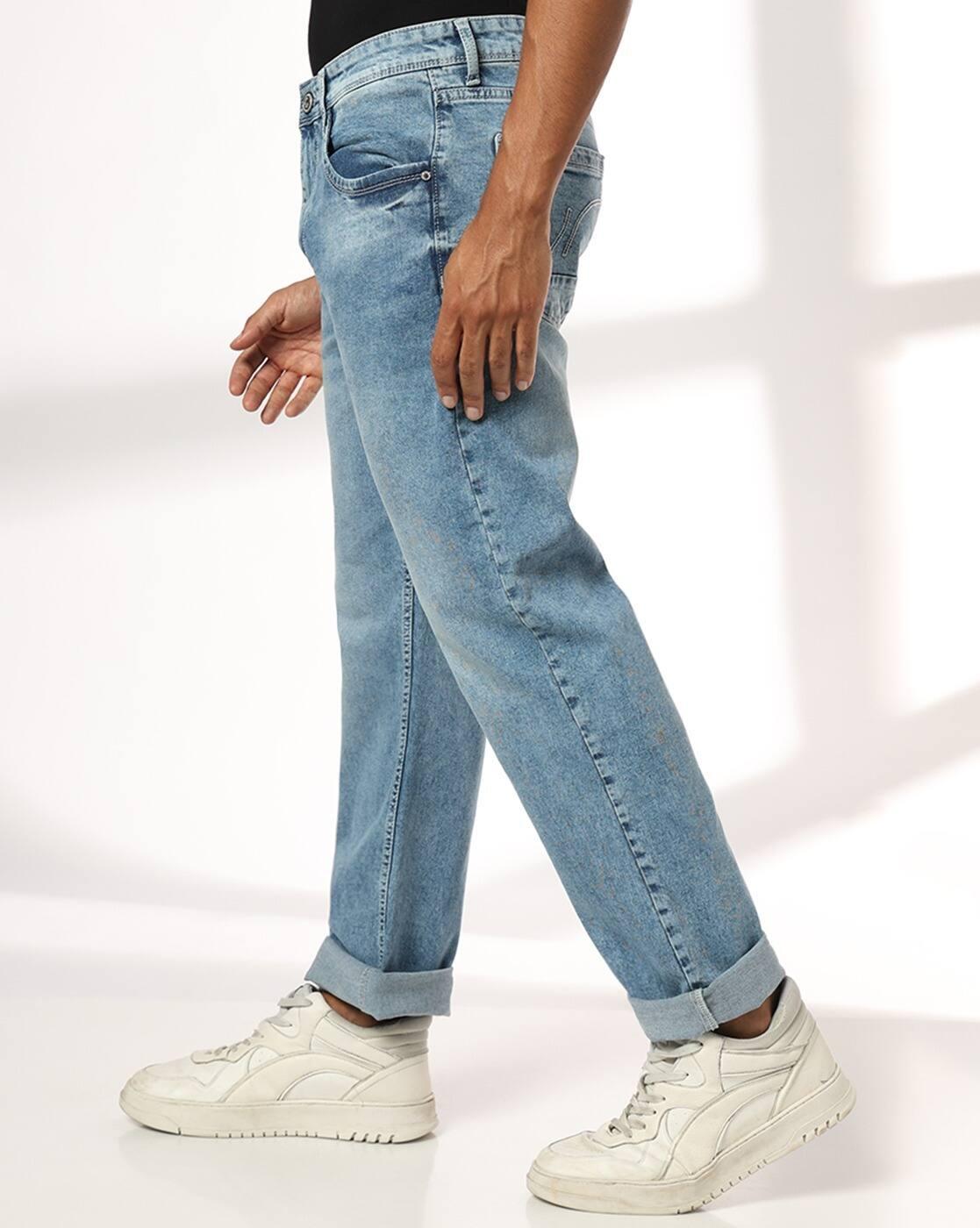 Men Mid-Rise Straight Fit Jeans