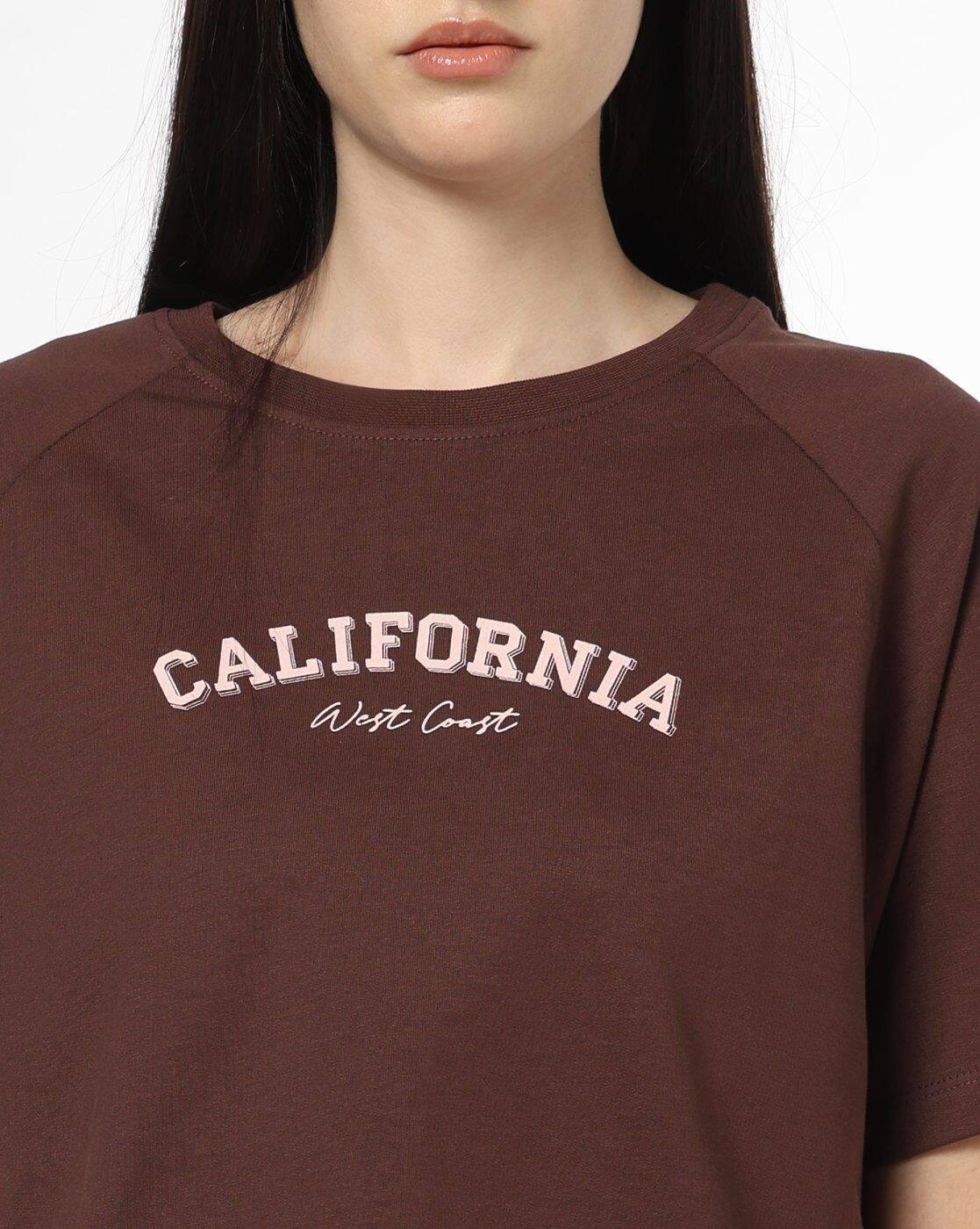 Women Printed Boxy Fit T-Shirt