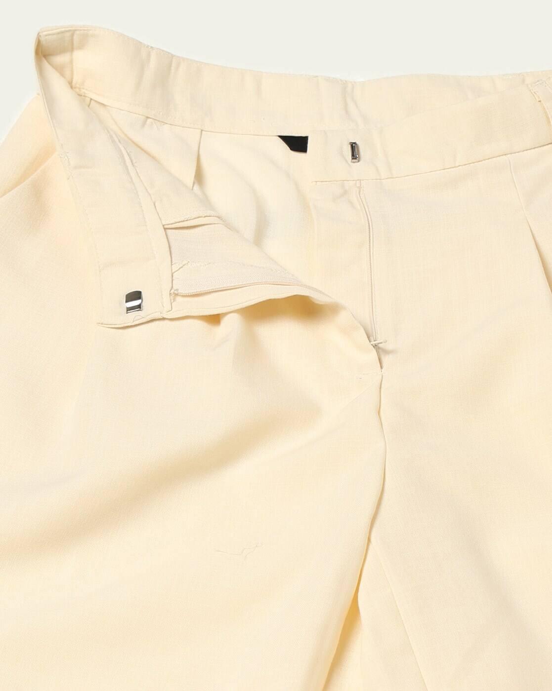 Women Wide-Leg Pleated Trousers