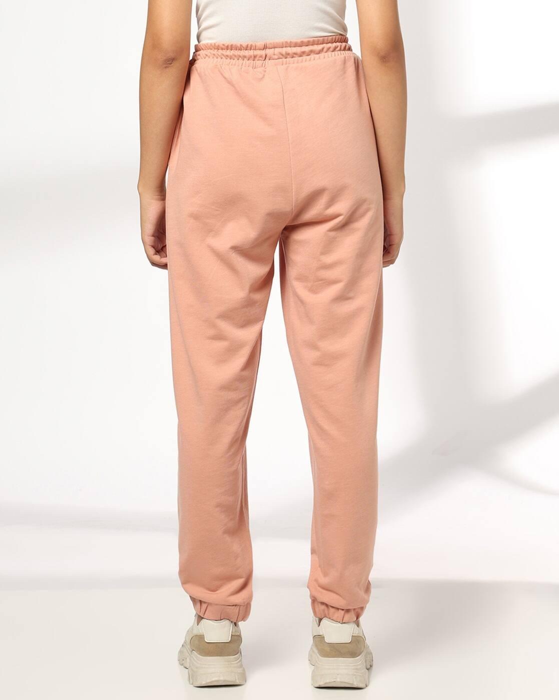 Women Joggers with Typographic Print