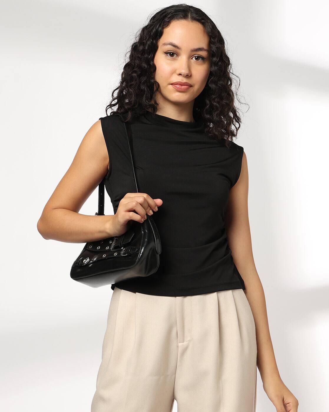 Women Regular Fit Crew-Neck Top