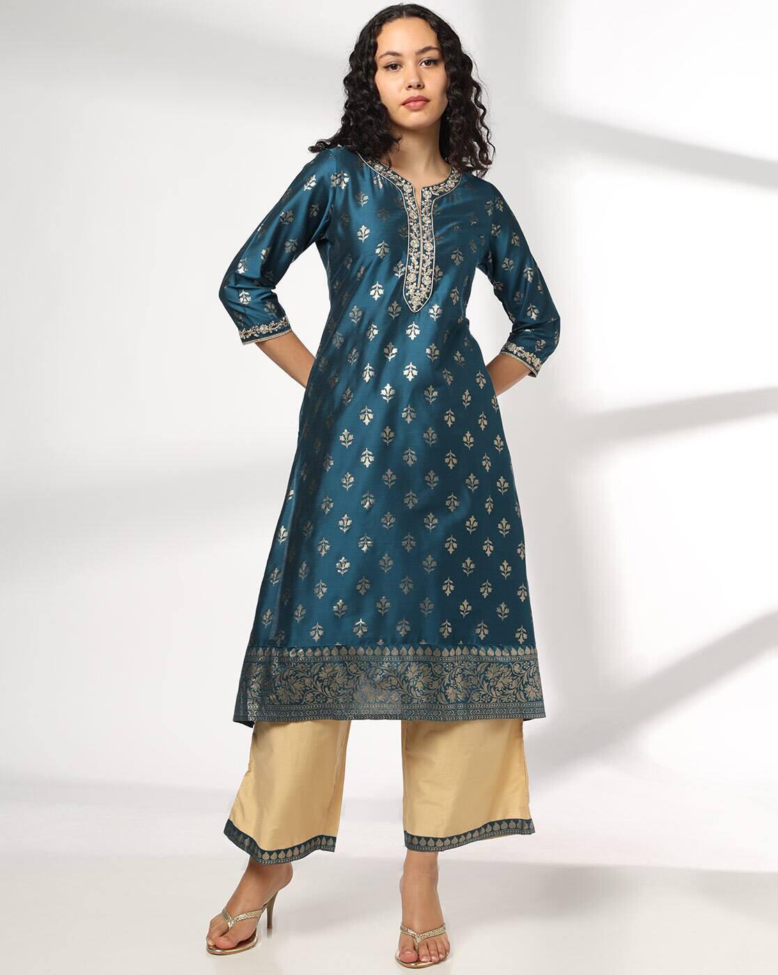Petrol blue set, BLUE, L
