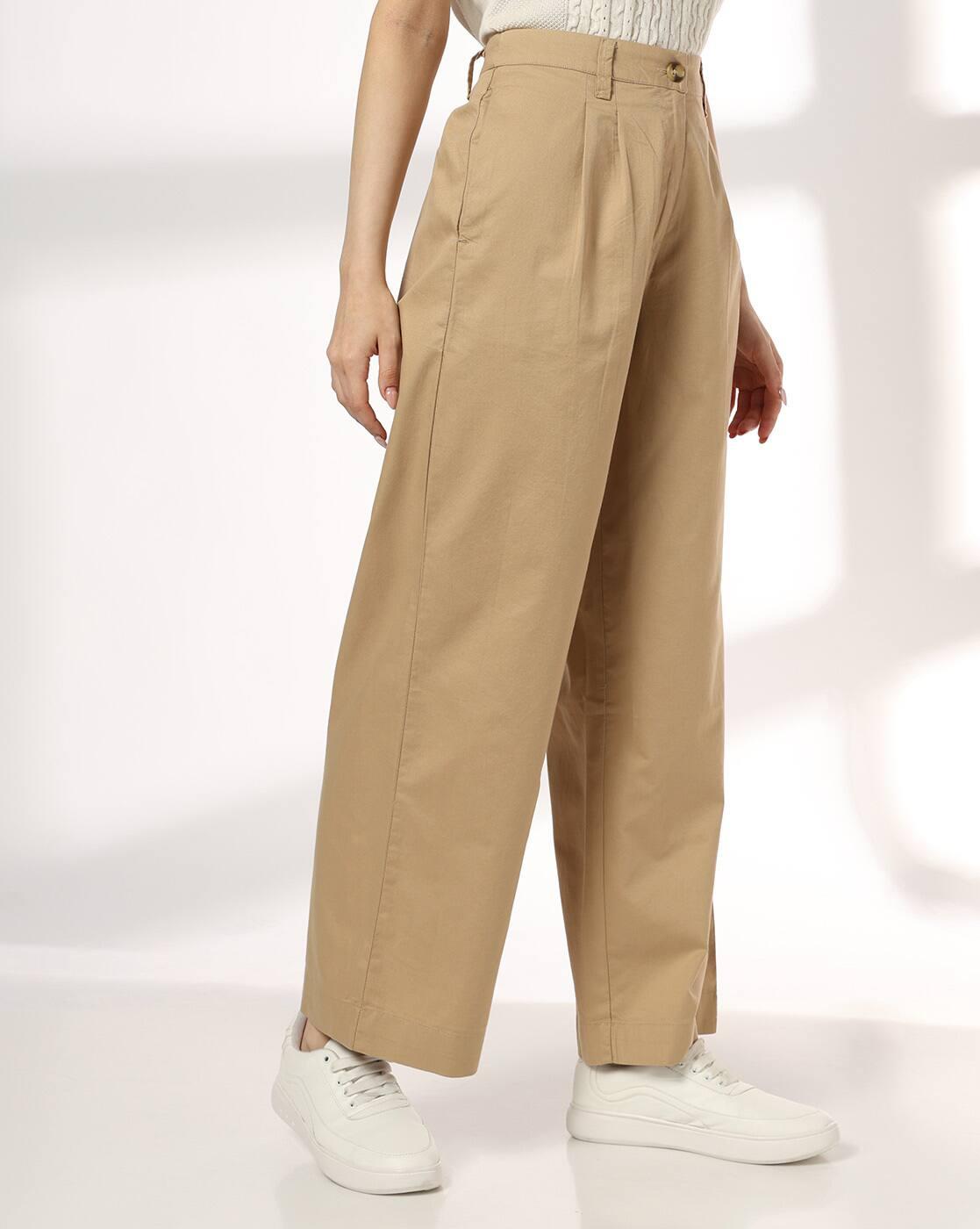 Women Mid-Rise Relaxed Fit Trousers