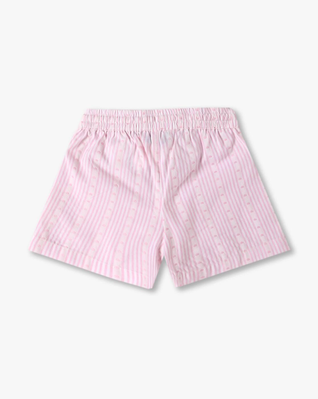 Girls Shorts with Side Patch Pocket