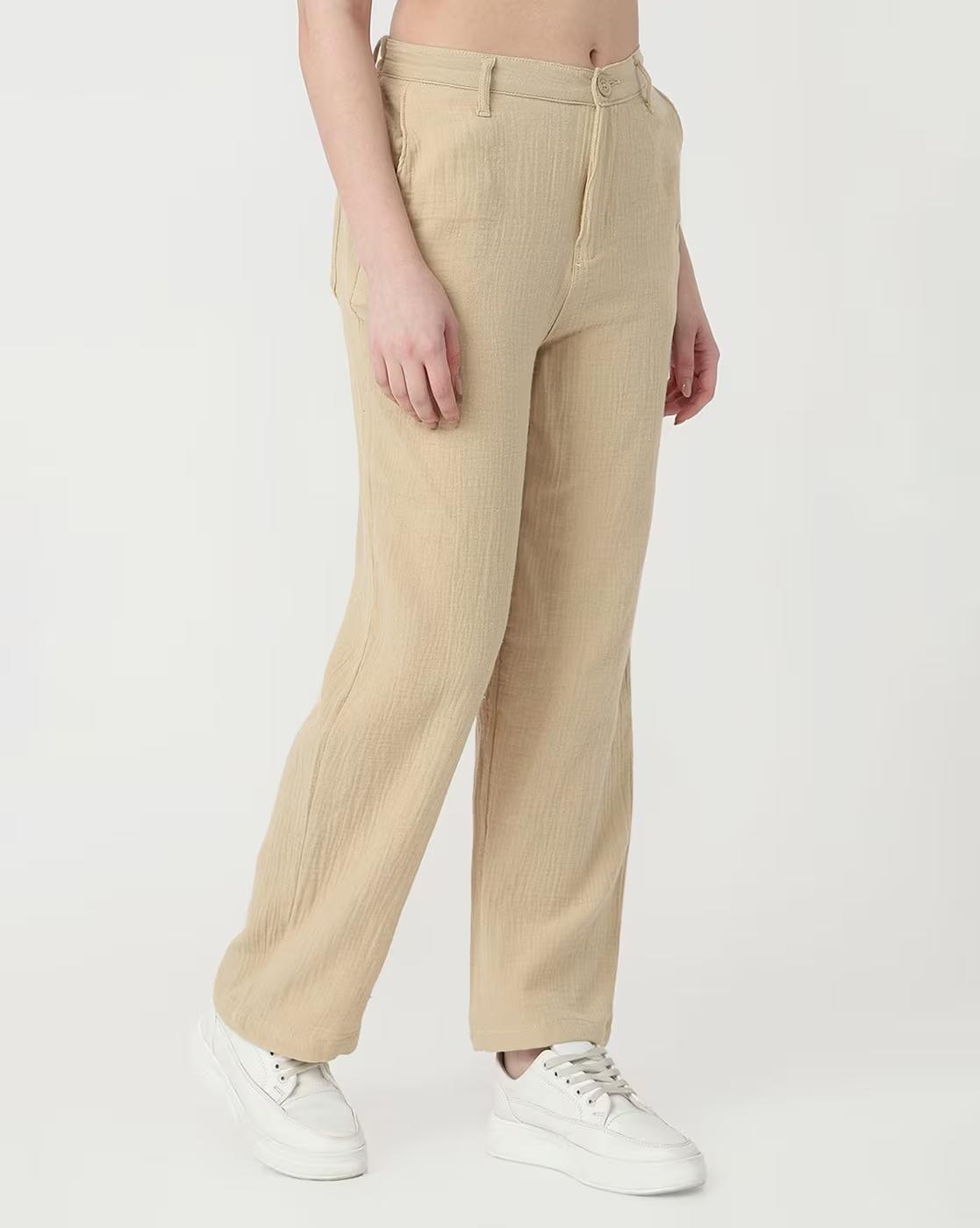 Women High-Rise Straight Fit Jeans