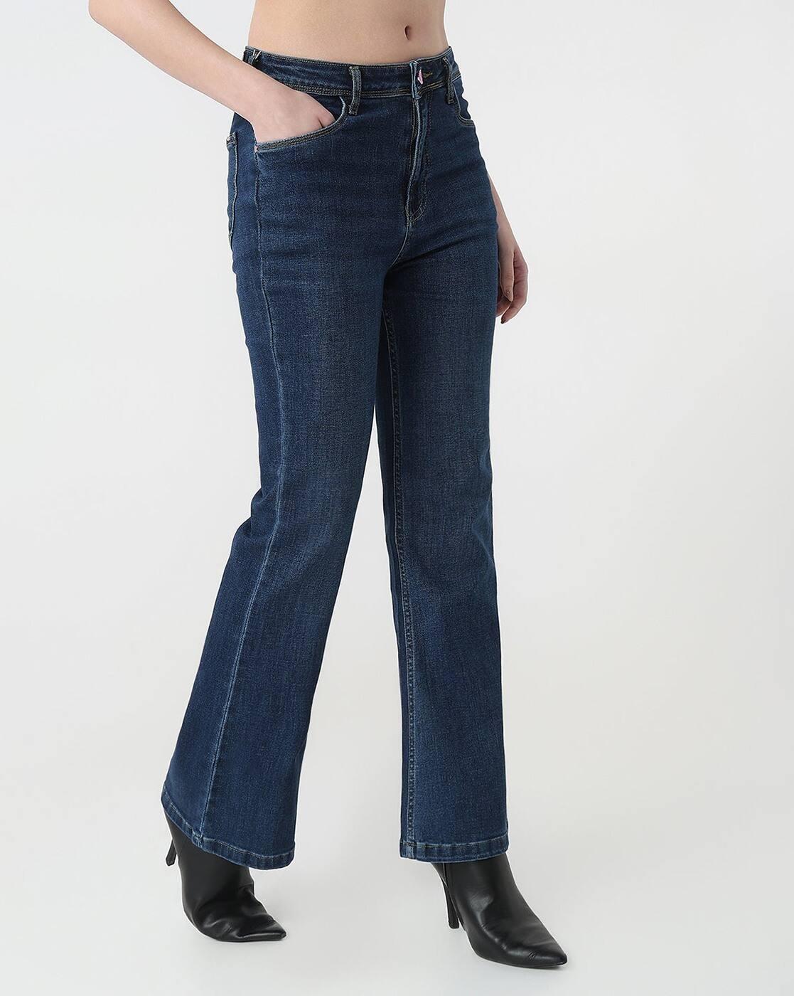 Women High-Rise Bootcut Jeans