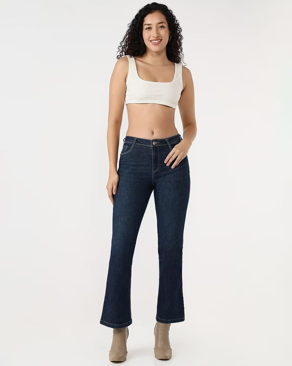Women High-Rise Bootcut Jeans