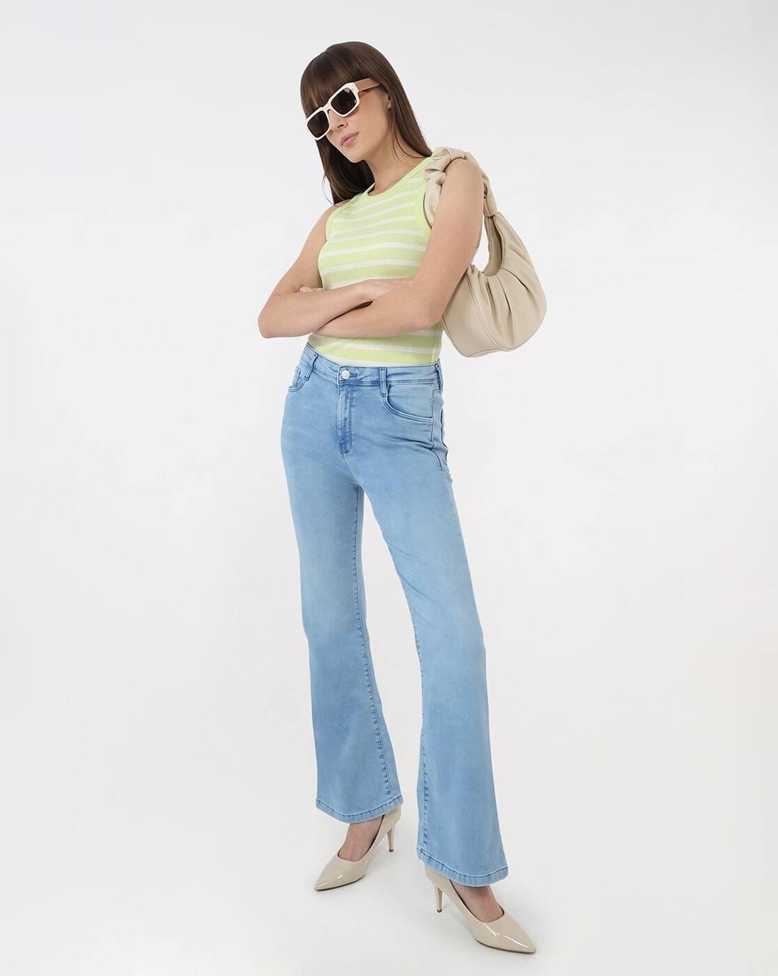 Women High-Rise Bootcut Jeans