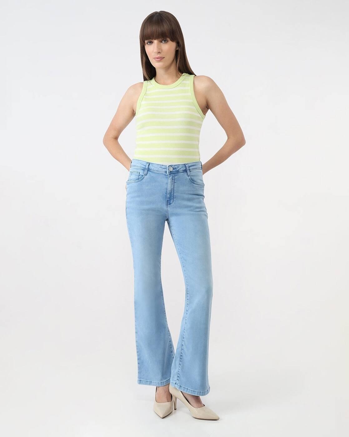 Women High-Rise Bootcut Jeans