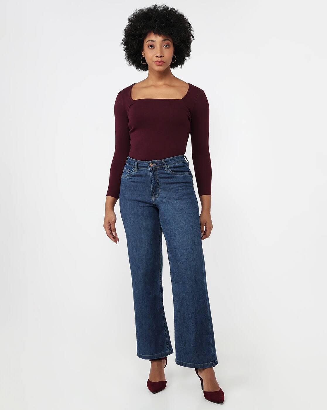 Women High-Rise Relaxed Fit Jeans