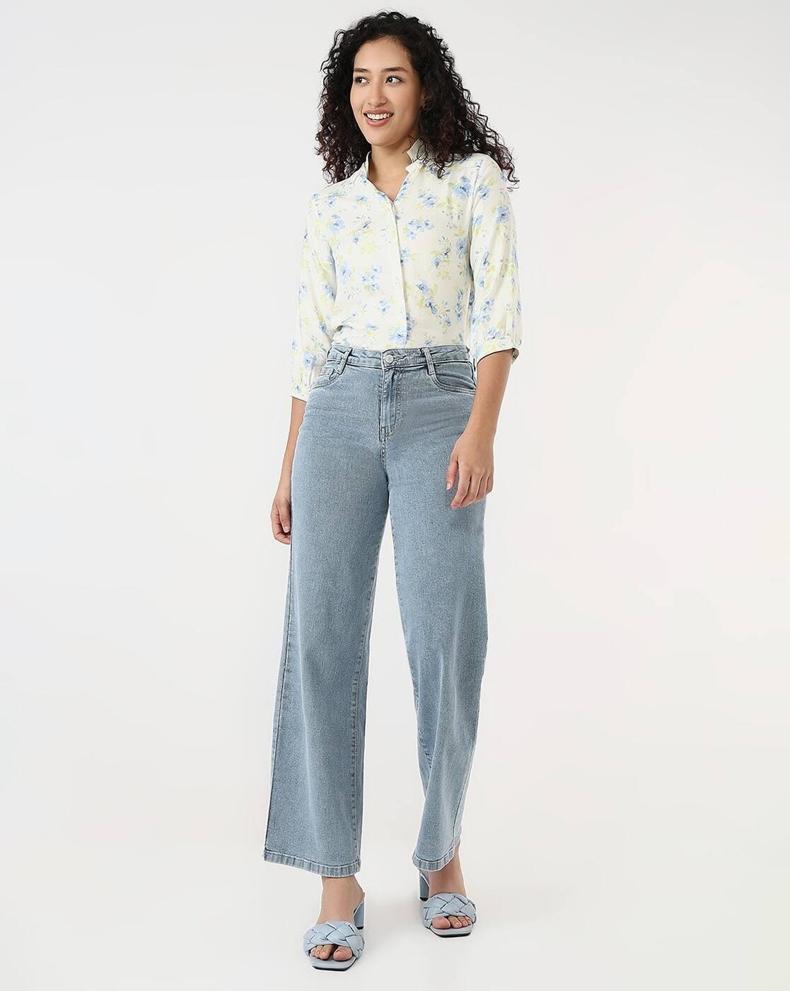 Women High-Rise Relaxed Fit Jeans