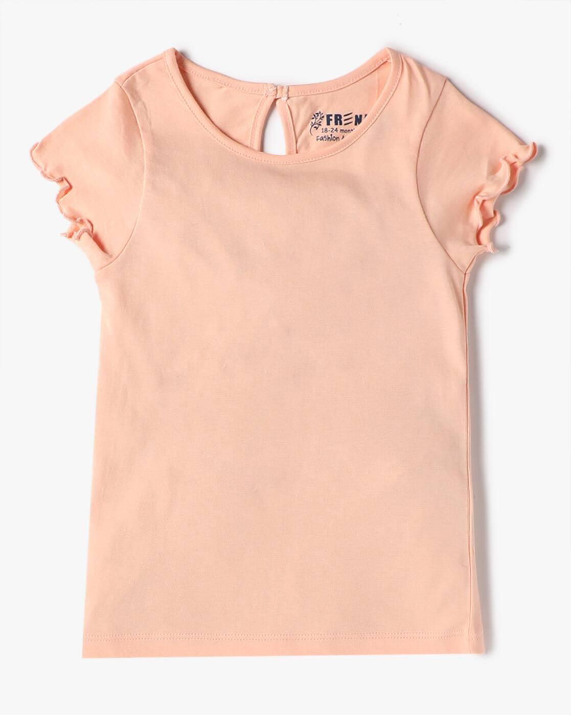 Girls Printed Dungaree with T-Shirt
