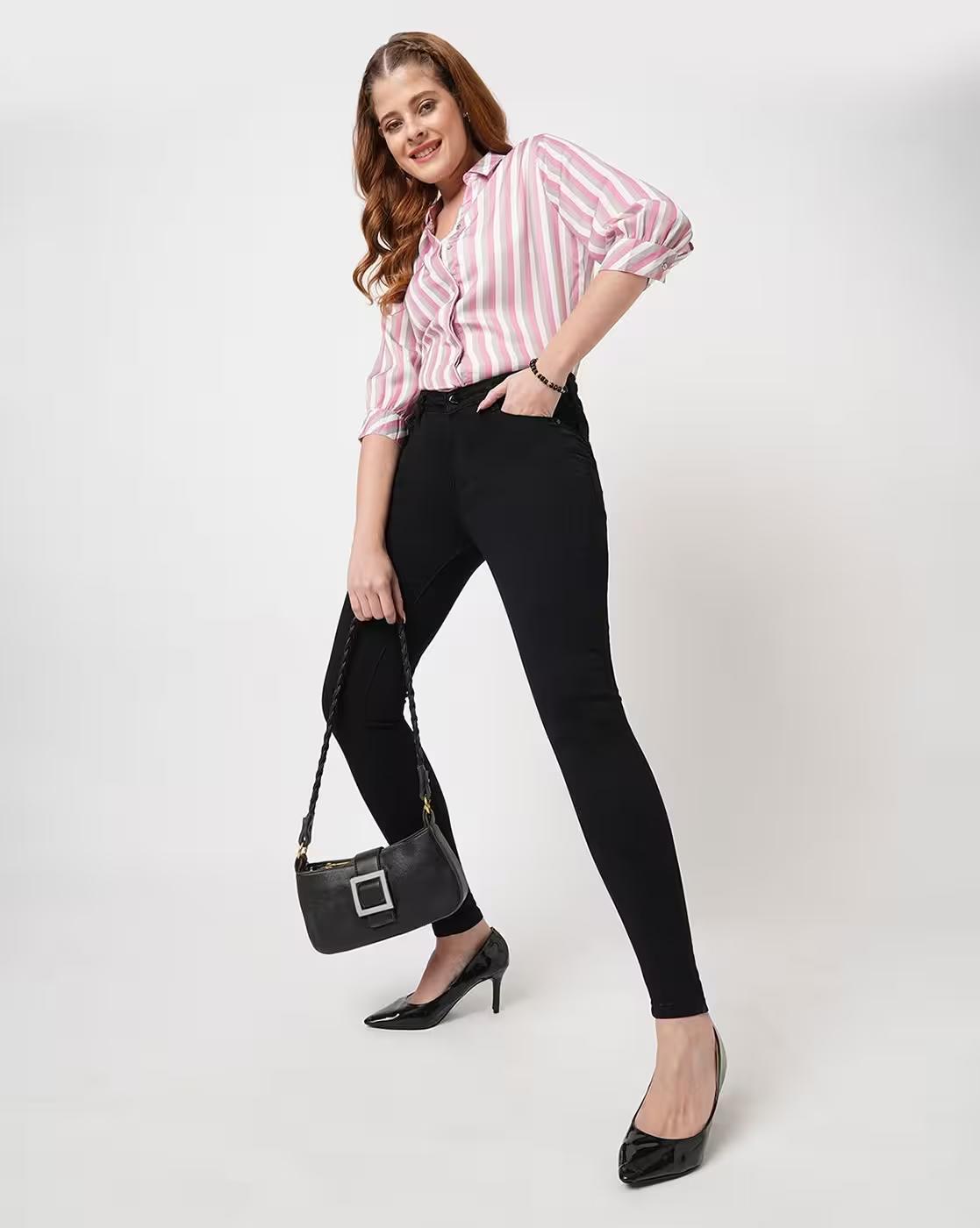 Women High-Rise Skinny Fit Jeans
