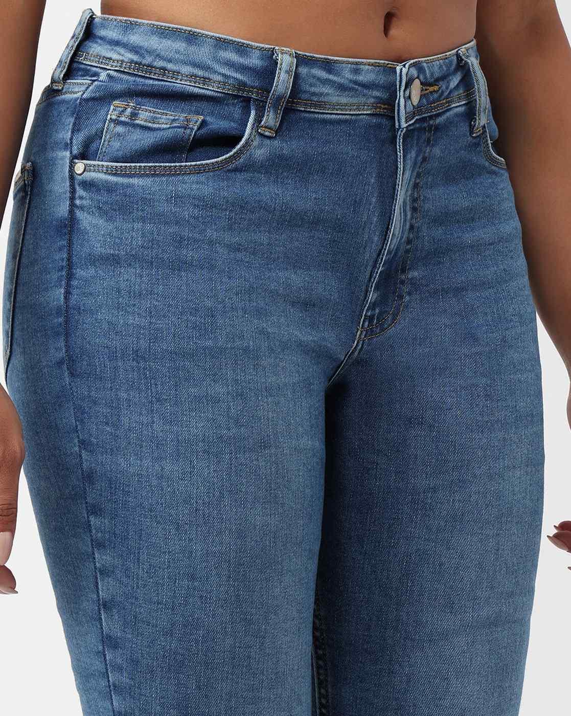 Women High-Rise Straight Fit Jeans
