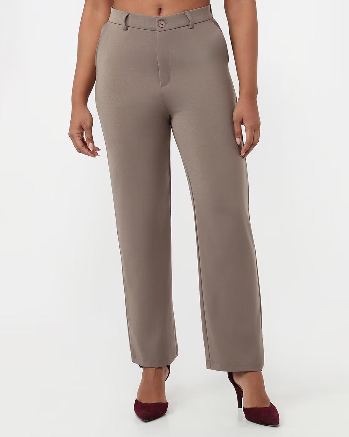 Women High-Rise Straight Fit Jeans