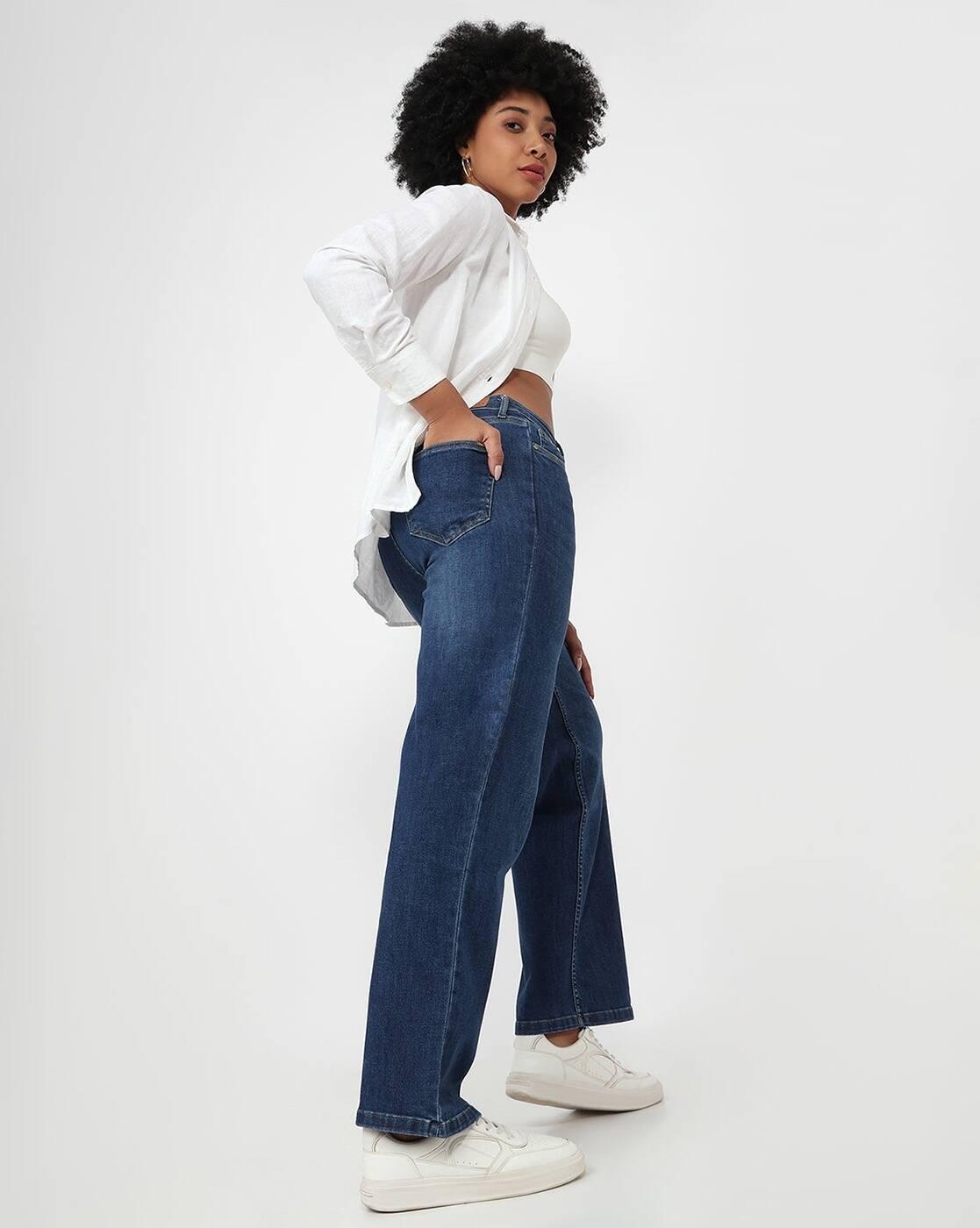 Women High-Rise Relaxed Fit Jeans